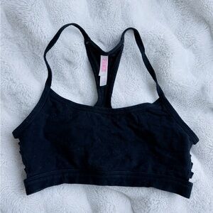 PINK Victoria's Secret Black Sports Bra